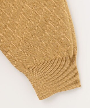 SHARE PARK LADIES キルティングニット マスタード系