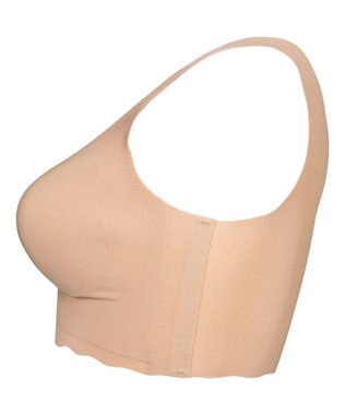 WACOAL 【GOCOCi ゴコチ】 ノンワイヤーブラ ハーフトップ まるでつけていないような着ごこち ムレにくい フラット仕上げ ホックなし CGG510 /ワコール ピーチ