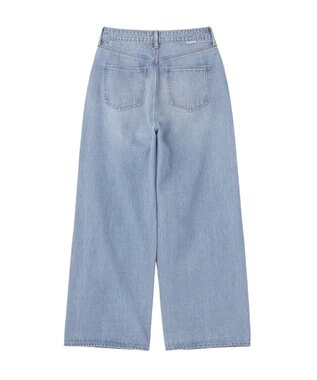 AMERICAN HOLIC ダメージワイドデニム Light Indigo