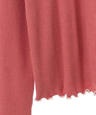 earth music&ecology メローハイネックプルオーバー Dark Pink