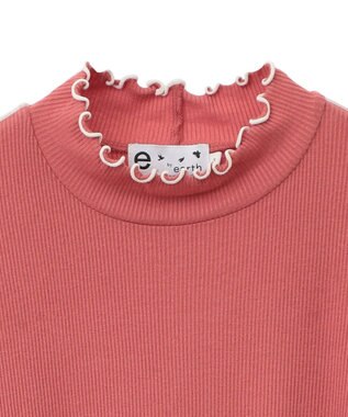 earth music&ecology メローハイネックプルオーバー Dark Pink