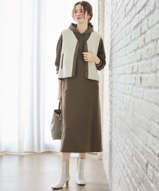 23区 レザー2WAY ショルダーバッグ ベージュ系