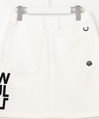 PW CIRCULUS 【WOMEN】アスレジャー 裏毛 ロゴ スカート ホワイト系