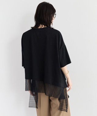 YECCA VECCA 裾アシメデザインプルオーバー Black