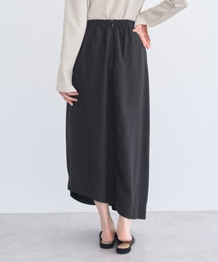 earth music&ecology ウエストツイストアシメスカート Black