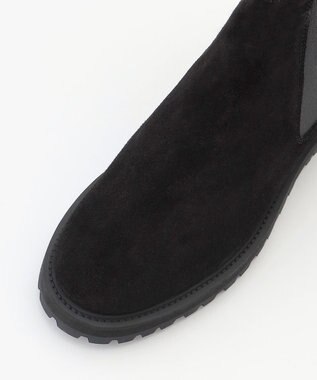 JOSEPH ABBOUD 【26.0~26.5cm/CQP CREST】 サイドゴアブーツ ブラック系