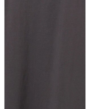 Te chichi 箔プリントロングTシャツ チャコールグレー