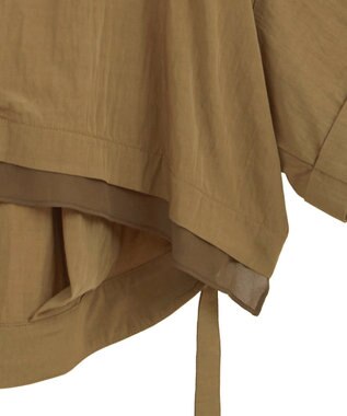 YECCA VECCA 【接触冷感】クロップドデザインジャケット② Camel