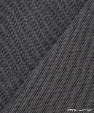 ANY 【MAISON KAYSERコラボ】フォトプリント半袖Tシャツ チャコール×バスケット