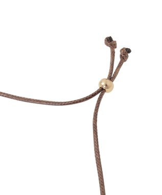 Green Parks エイトメタルコードネックレス Brown