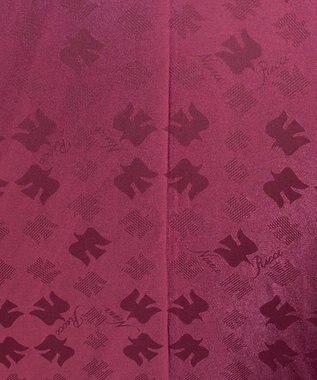 AURORA ニナリッチ　ハト柄ジャカード　ジャンプ傘 ワイン