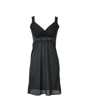  【BRADELIS NewYork peace】綿混キャッチャーカップレースブラスリップ ボディラインをカバーする補整スリップ