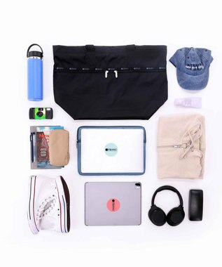 LeSportsac CARLIN ZIP TOP TOTE BAG/ディープシーブルー ディープシーブルー