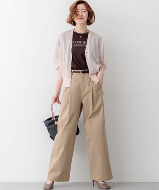 23区 【先行予約】LE SOLEIL SE LEVE ロゴ Tシャツ ダークブラウン系