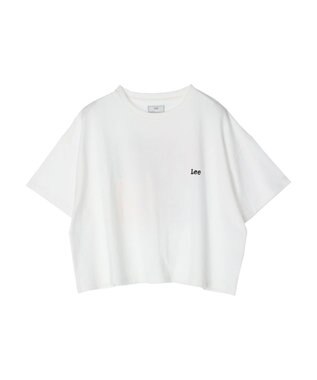 earth music&ecology Ｌｅｅ×ｅ．ｍ．ａ．ｅ　ＢＡＣＫ　ＰＲＩＮＴ　ＴＥＥ Off White