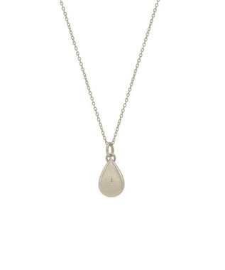 blancotokyo 【金属アレルギー対応】ドロップモチーフネックレス ELIM シルバー