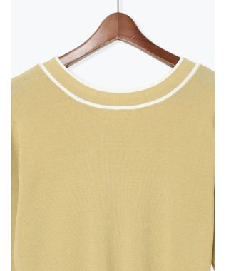 Te chichi 前後2WAYボウタイニットプルオーバー イエロー