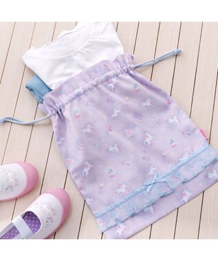 Mother garden マザーガーデン ユニコーン 巾着 大《ファンシー柄》 ファンシー柄