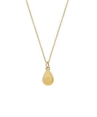 blancotokyo 【金属アレルギー対応】ドロップモチーフネックレス ELIM ゴールド