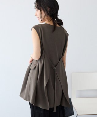 CRAFT STANDARD BOUTIQUE バックデザインジレ Dark Khaki