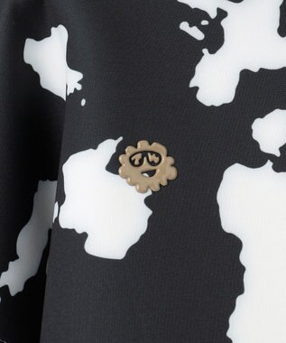 PW CIRCULUS 【MEN】ピント柄 フーディー ブラック系5