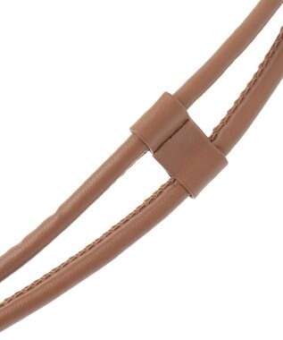 earth music&ecology ロープリングベルト Camel