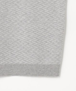 JOSEPH ABBOUD 【サステイナブル・オーガニックコットン使用】オーガニッククール ニット Tシャツ ライトグレー系