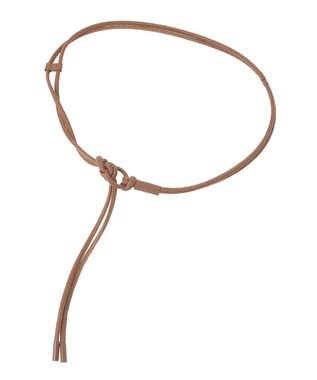 earth music&ecology ロープリングベルト Camel