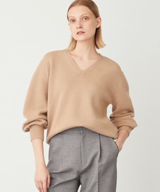 CLUEL11月号掲載】DOUAI / Vネックニット / BEIGE, | ファッション通販 【公式通販】オンワード・クローゼット