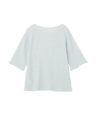 earth music&ecology ランダムヨウリュウカットプルオーバー Light Blue