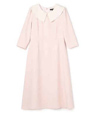 TOCCA 【八木アリサさん着用】【00サイズあり・消臭】FLYING SAUCER 七分丈ドレス ピンク系