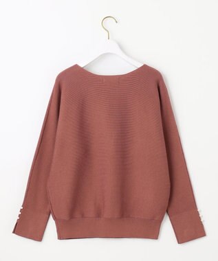 ANY SIS 【洗える】ドルマンスリーブ ニット テラコッタ