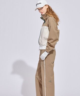 PW CIRCULUS 【花粉がつきにくい】【WOMEN】スプリングジャケット ゴルフウェア レディース ベージュ系