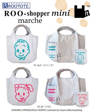 ROOTOTE 6264【オサムグッズ】OSAMU GOODS(R)×ROOTOTE ルーショッパー.ミニ.マルシェ.オサム-B 01：ジャック