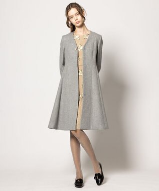 TOCCA 【消臭】PEARL ROCK ロングコート グレー系