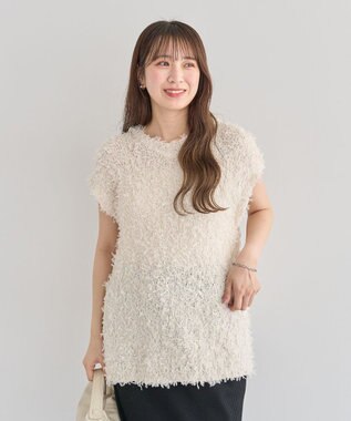 Green Parks ・ｓｗｉｎｇ　ｂｙ　チュールヤーンワイドプルオーバー