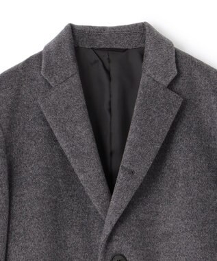 JOSEPH HOMME グロッシーウール　チェスターコート グレー系