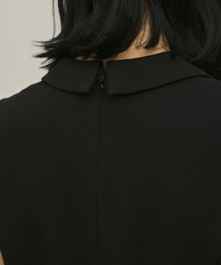 GRACE CONTINENTAL カシュクールフラワープリントワンピース ブラック