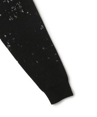 JOSEPH HOMME ドローイングブレイドジャガード　クルーネック長袖ニット ブラック系3