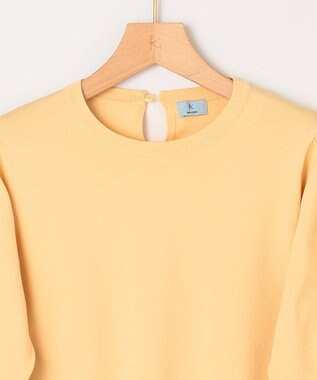 組曲 S 【UVケア・接触冷感】MINA 6分袖ニットプルオーバー 【WEB限定】クリームイエロー系9