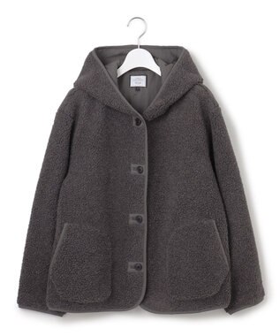 J.PRESS YORK STREET 【WOMEN】ボアアウター グレー系