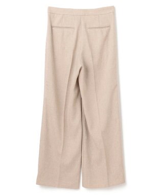 BEIGE， 【洗える】CAROLE / リネンライクフルレングスワイドパンツ Sand