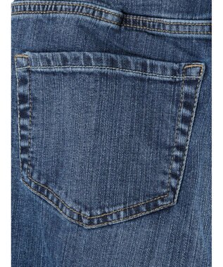 earth music&ecology セルフカットセミフレアデニムパンツ Medium Indigo