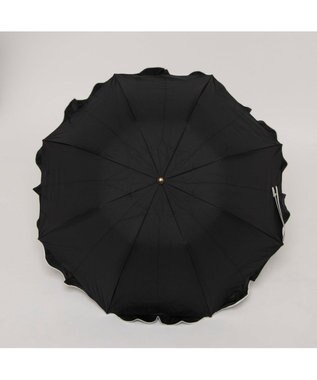 UNBILLION カシュネ cachenez / 【晴雨兼用】【日傘】 UV カット率99％以上 PUへプラムトップレス折りたたみ傘 ブラック