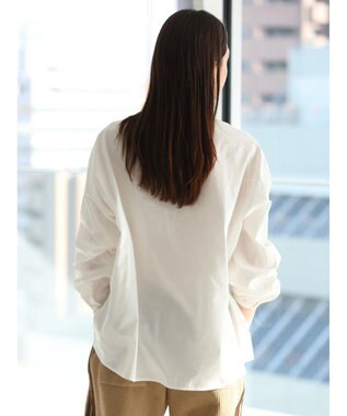 CRAFT STANDARD BOUTIQUE 衿フリルブラウス Off White