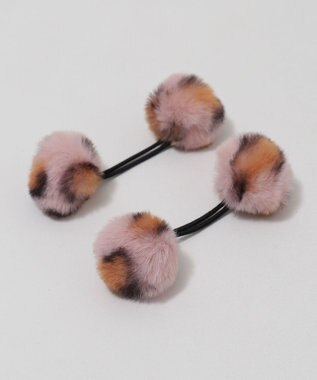 WEGO L2Pダブルポンポンヘアゴム 柄3