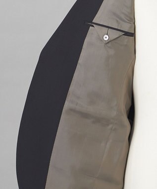 GOTAIRIKU オールシーズン対応【御幸毛織】WOOL×SOLOTEX ストレッチスーツ（ブラックストライプ） ブラック系1