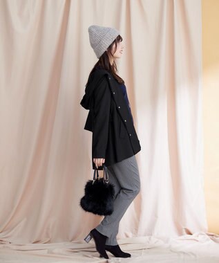 Tiaclasse 【洗える】ストレッチスリムパンツ グレー