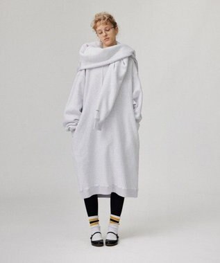 LENO ONE PIECE HOODIE 《FRENCH TERRY》ワンピースフーディ/パーカー OATMEAL