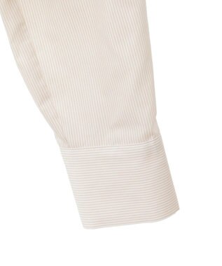 earth music&ecology ティアードショートシャツ Stripe Beige